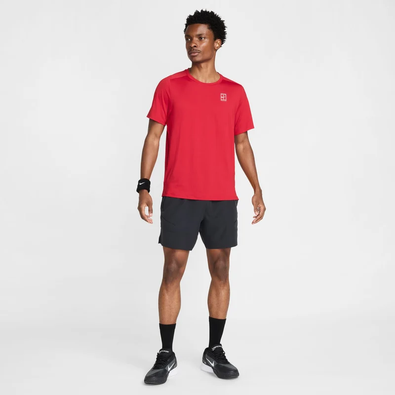 Court Dri-Fit Advantage T-Shirt Herren-Rot,Weiß