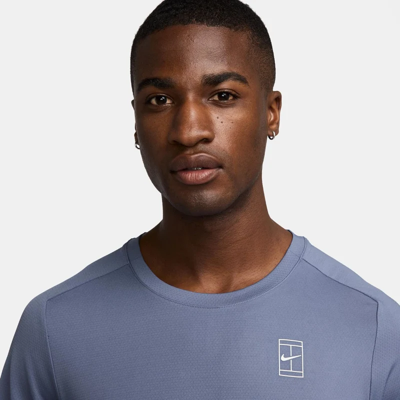 Court Dri-Fit Advantage T-Shirt Herren-Blaugrau