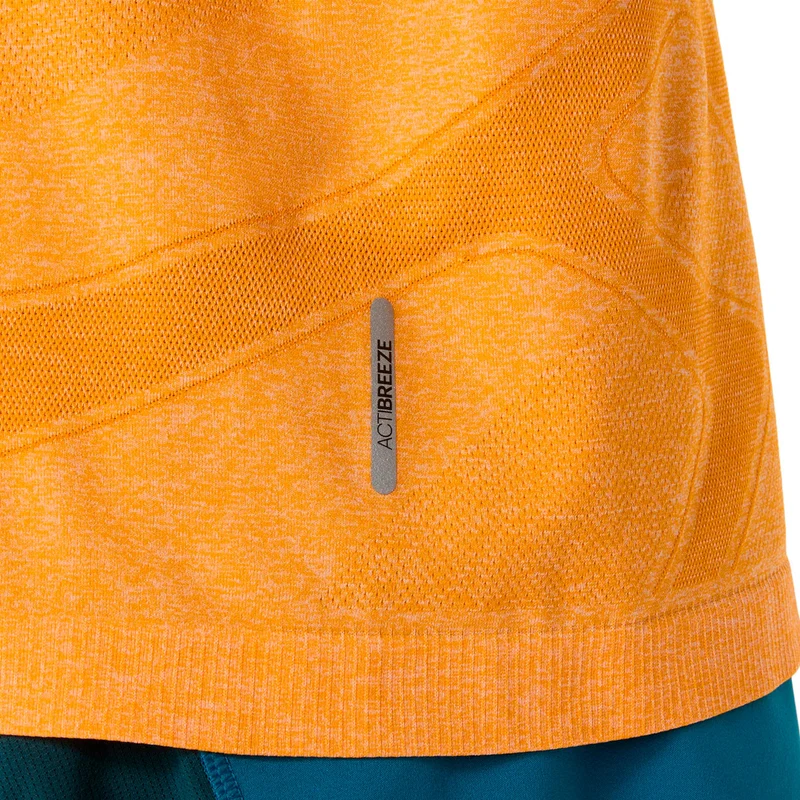 Road Seamless Laufshirt Herren - gelb