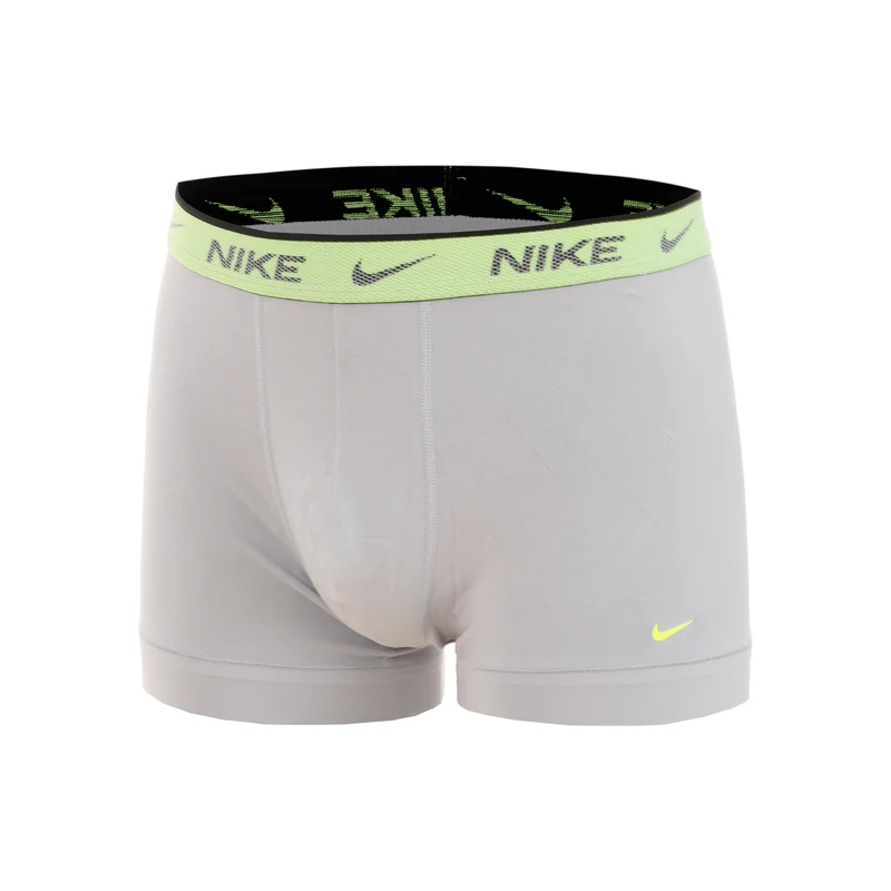 Essential Cotton Stretch Trunk Boxer Short 3er Pack Herren - silber