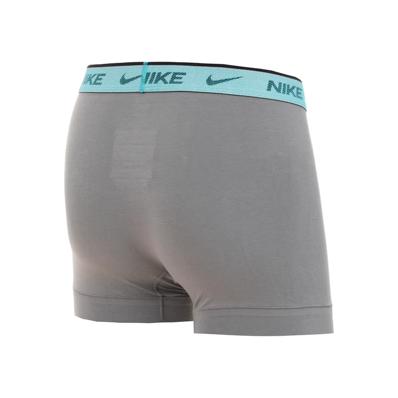 Essential Cotton Stretch Trunk Boxer Short 3er Pack Herren - silber