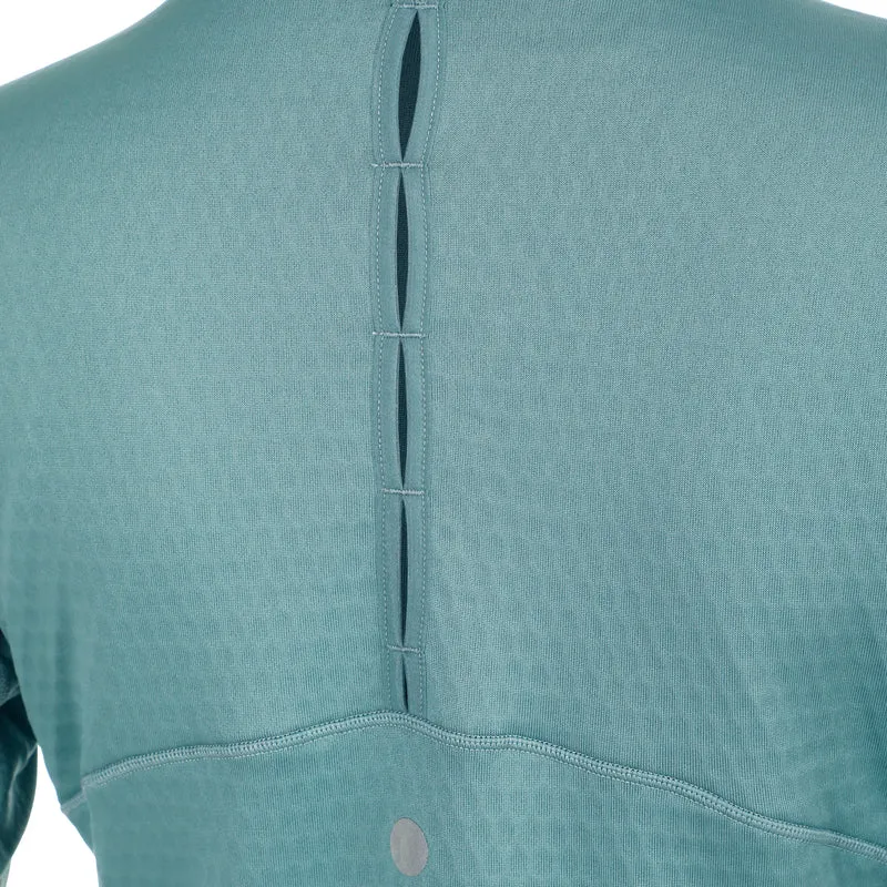 Road Winter 1/2 Zip Mid Layer Laufshirt Damen-Salbei