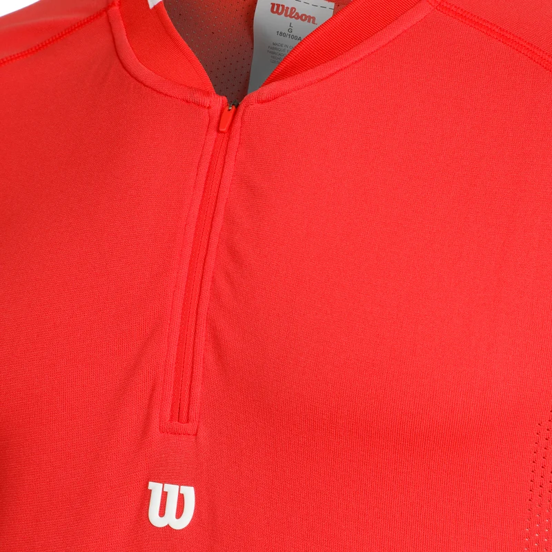 Players Seamless Zip Henley 2.0 T-Shirt Herren - rot,