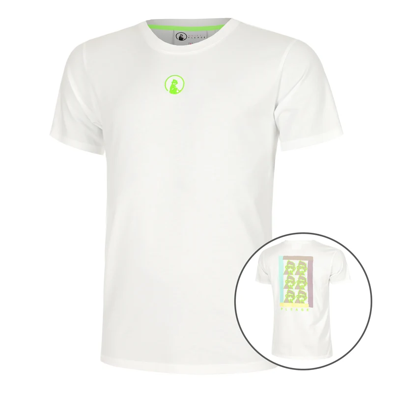 Wild Collage T-Shirt Herren-Weiß,Mehrfarbig