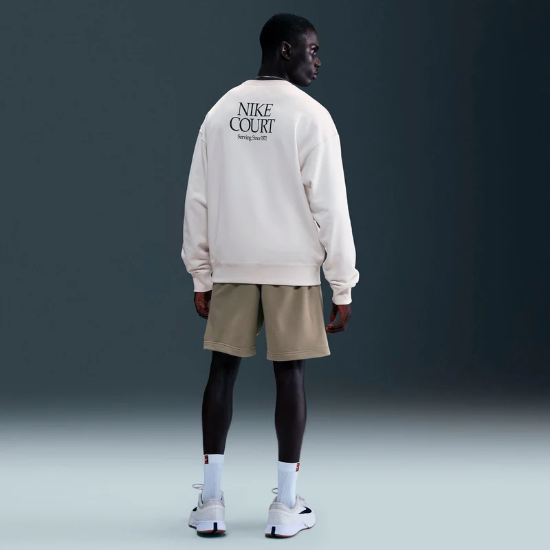 Court Crew Sweatshirt Herren-creme