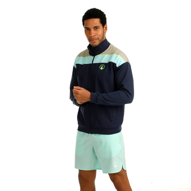 Wild Return Block Trainingsjacke Herren-Dunkelblau,Mehrfarbig