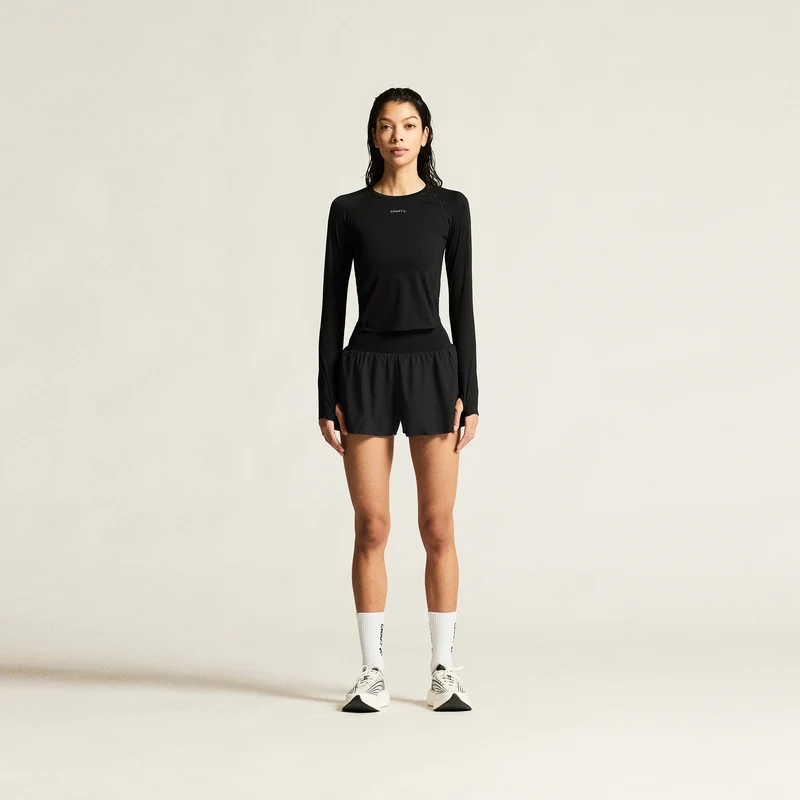 Hypervent Laufshorts Damen - schwarz