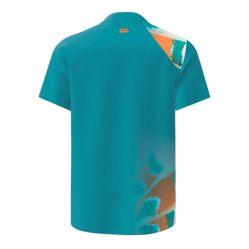 Melbourne 2025 Polo Herren-Petrol,Orange