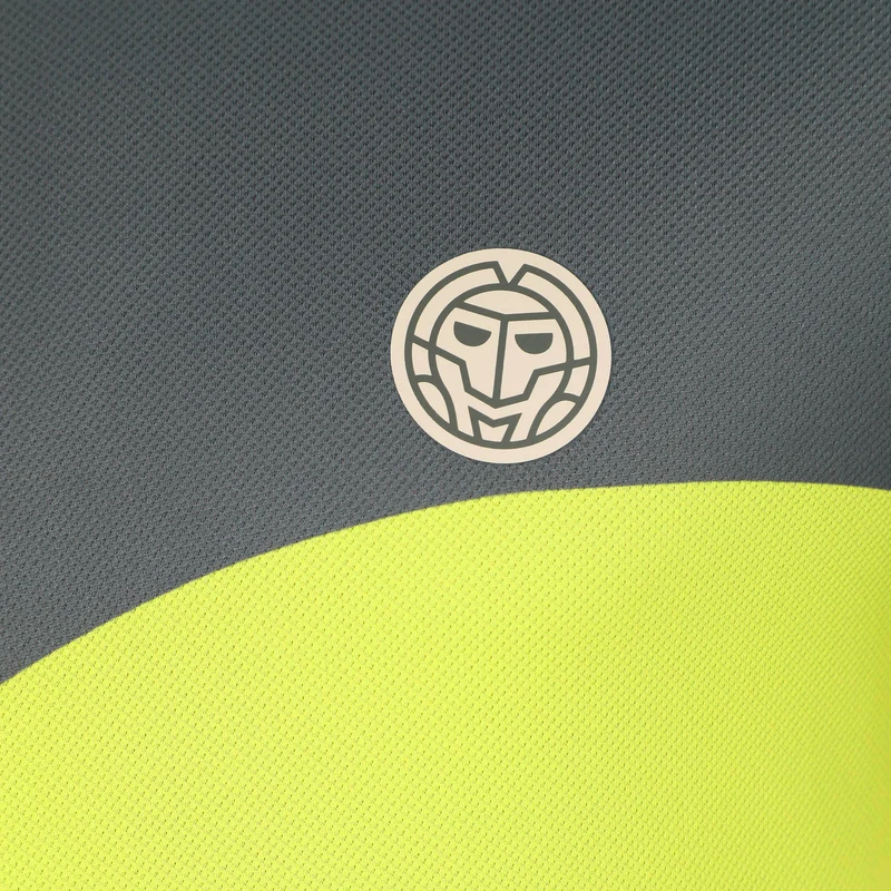 Bubble T-Shirt Herren-Grau,Zitronengelb