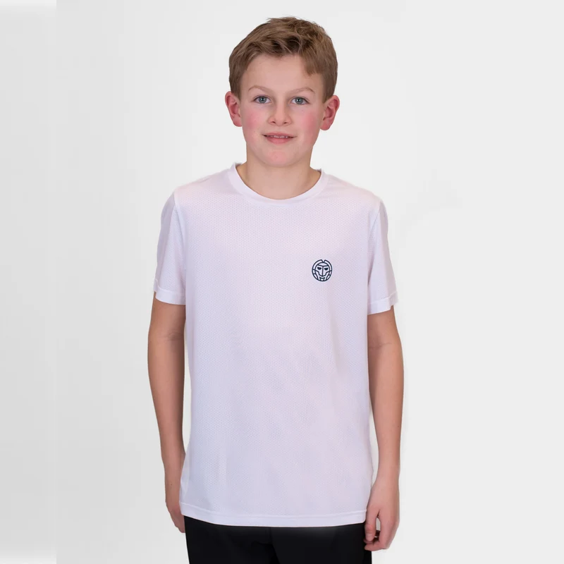 Crew T-Shirt Jungen-Weiß