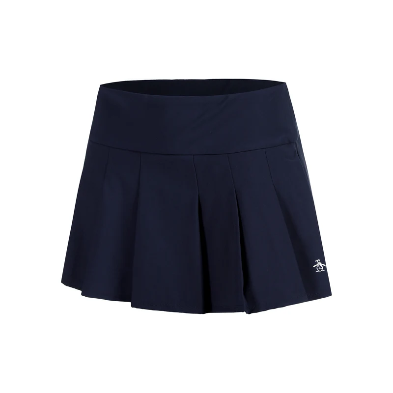 Pleated Rock Damen-Schwarz