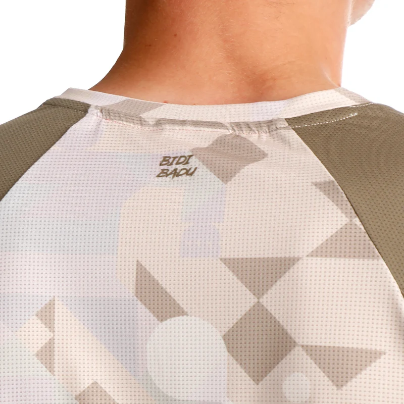 Paris 2025 V-Neck T-Shirt Herren-Beige,Braun