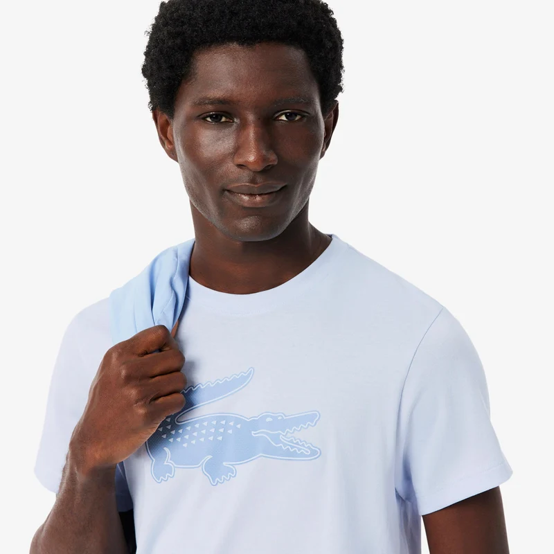 T-Shirt Herren - hellblau, blaugrau