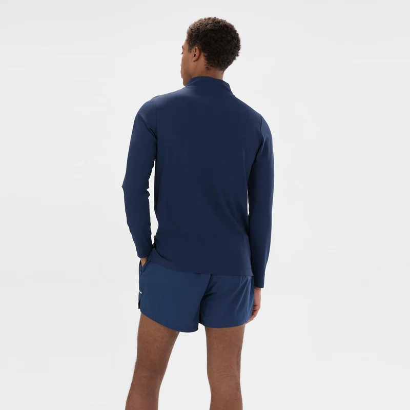 Edmond 1/4 Zip Longsleeve Herren - dunkelblau