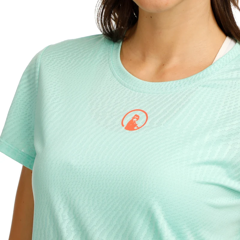 Wild Spin T-Shirt Damen-Türkis,Rot