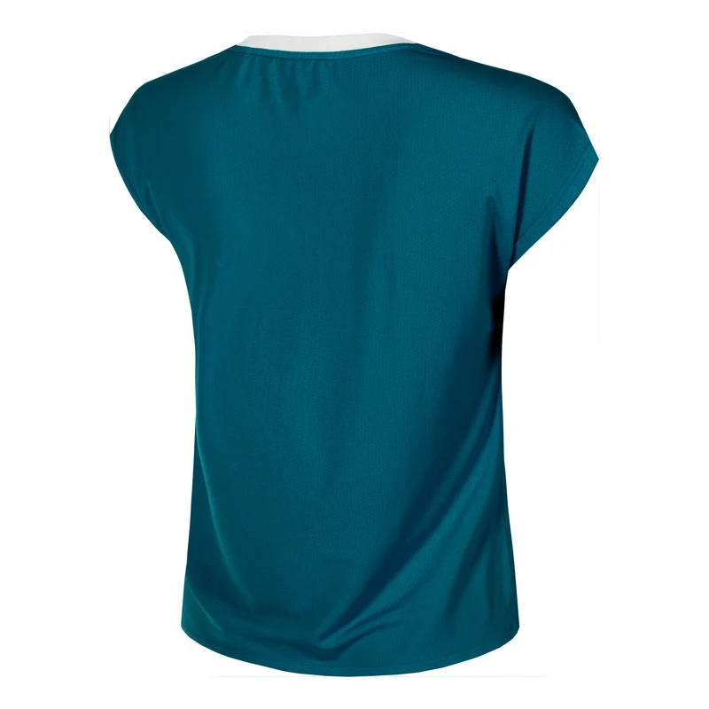 Create Volley T-Shirt Damen-Petrol,Weiß
