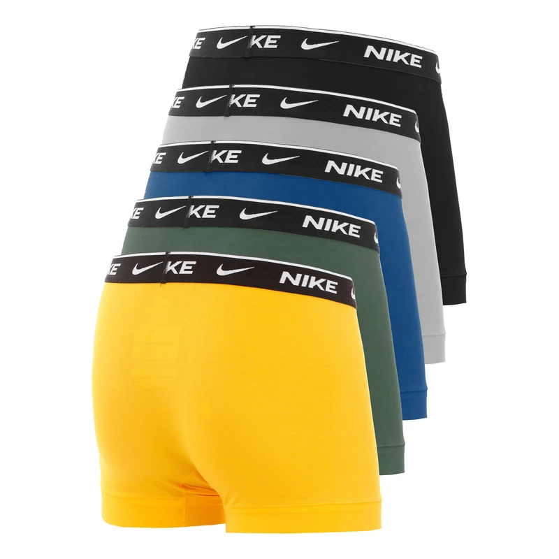 Essential Cotton Stretch Trunk Boxer Short 5er Pack Herren - orange, gelb