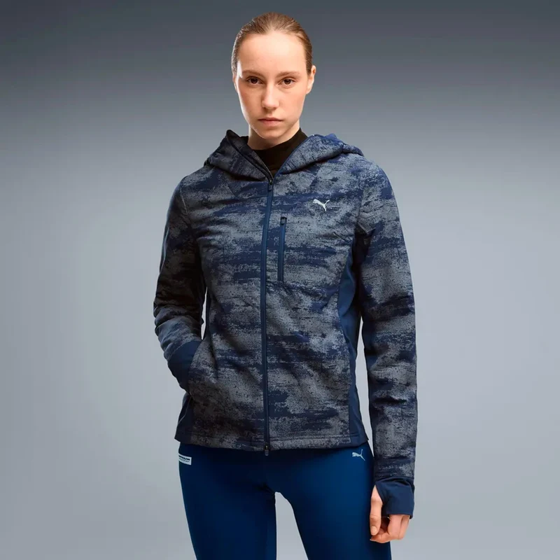 Primaloft Reflective Laufjacke Damen - blau
