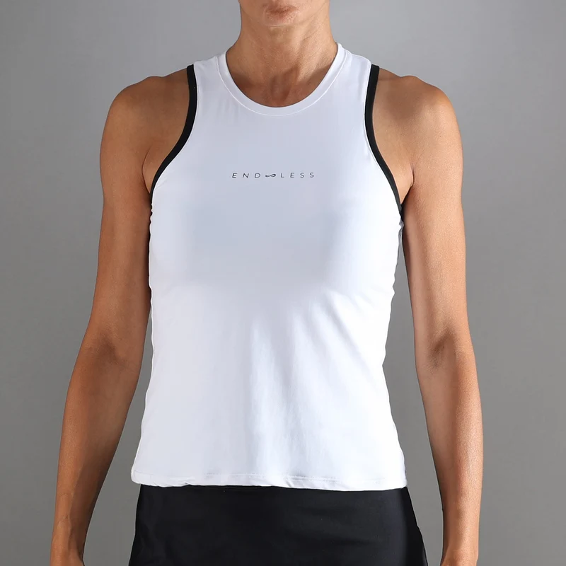 Essential Tank-Top Damen-Weiß