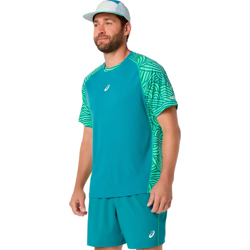 Court T-Shirt Herren - dunkelgrün, hellgrün