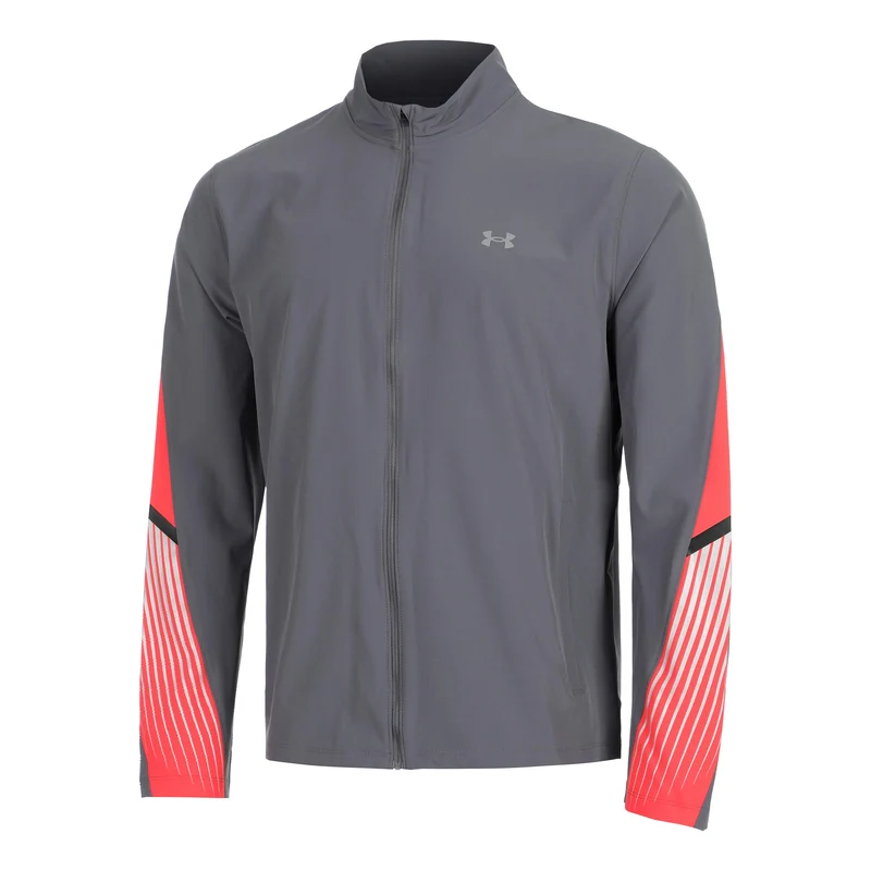 Velociti Storm Laufjacke Herren-Grau,Rot