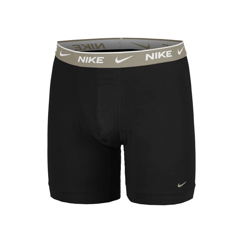 Essential Cotton Stretch Boxer Short 3er Pack Herren - oliv
