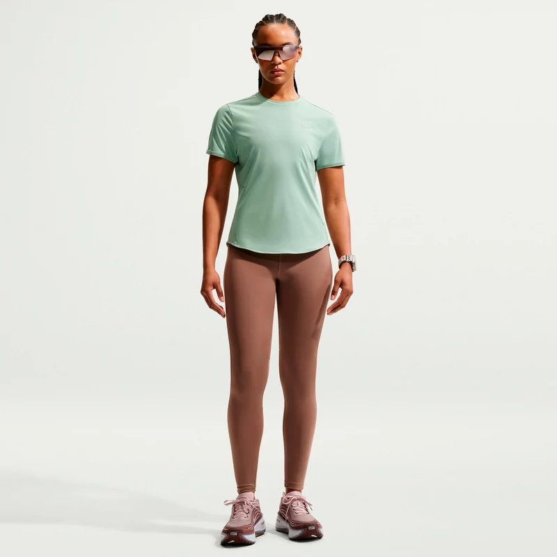 Swift Laufshirt Damen - hellgrün, silber