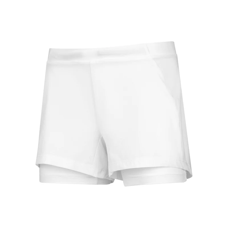 Exercise Shorts Damen-Weiß,Grau