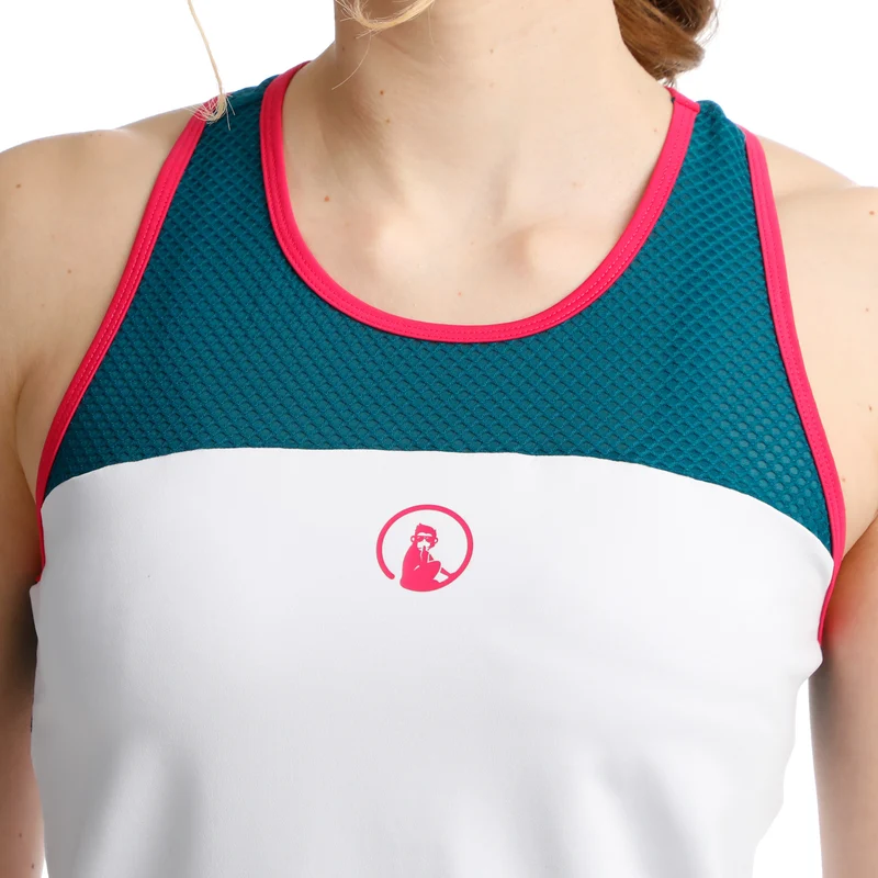 Create Racerback Tank-Top Damen-Petrol,Mehrfarbig