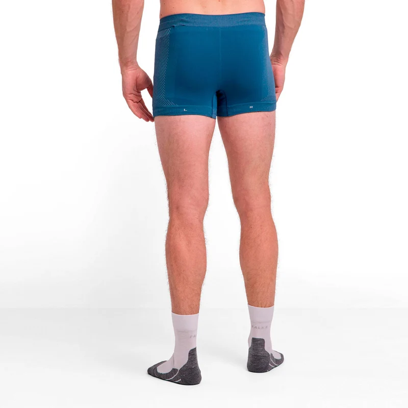 Warm Boxer Boxer Short Herren - blaugrau