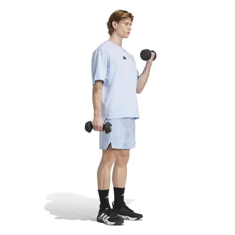 Oversize T-Shirt Herren-Blau,Schwarz