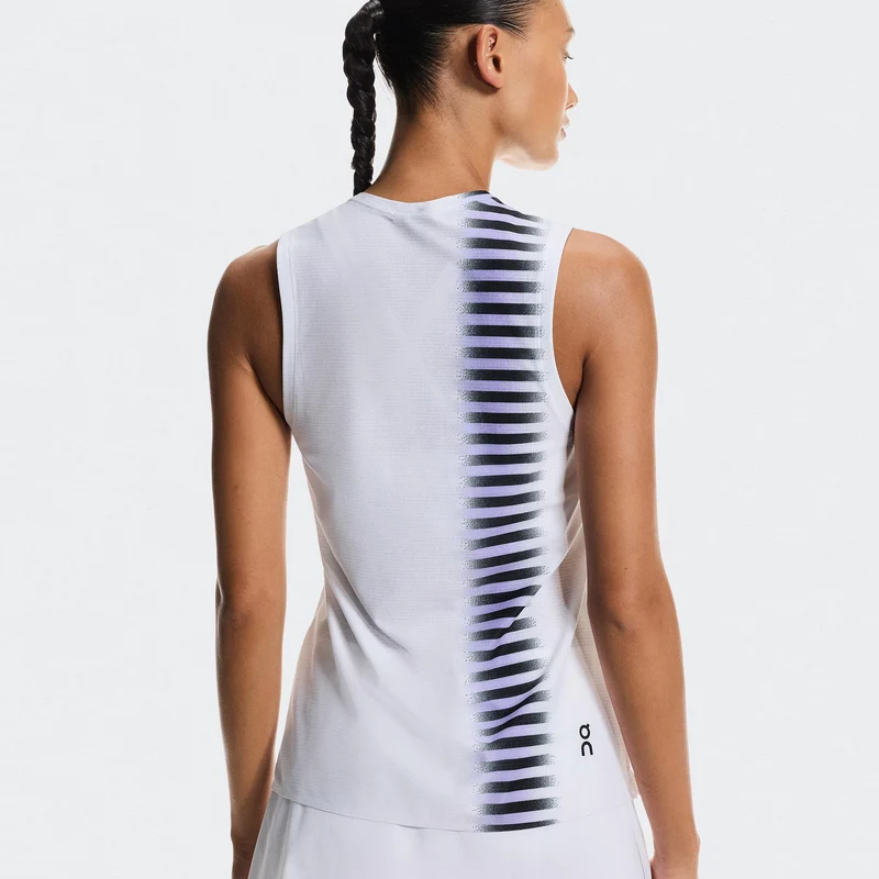 Court Edge Tank-Top Damen - weiß, schwarz