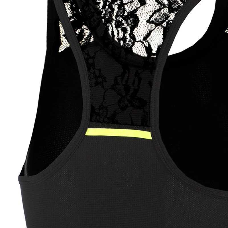 Night Flash Racerback Lace Tank-Top Mädchen - schwarz