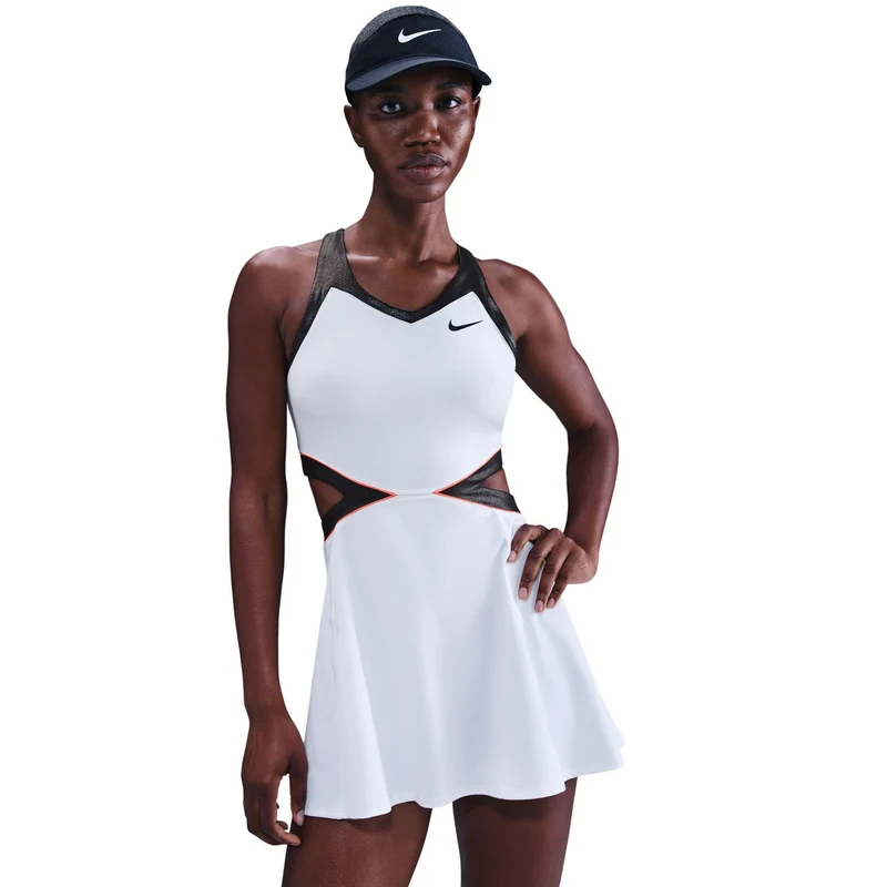 Court Dri-Fit Slam Kleid Damen - weiß, schwarz