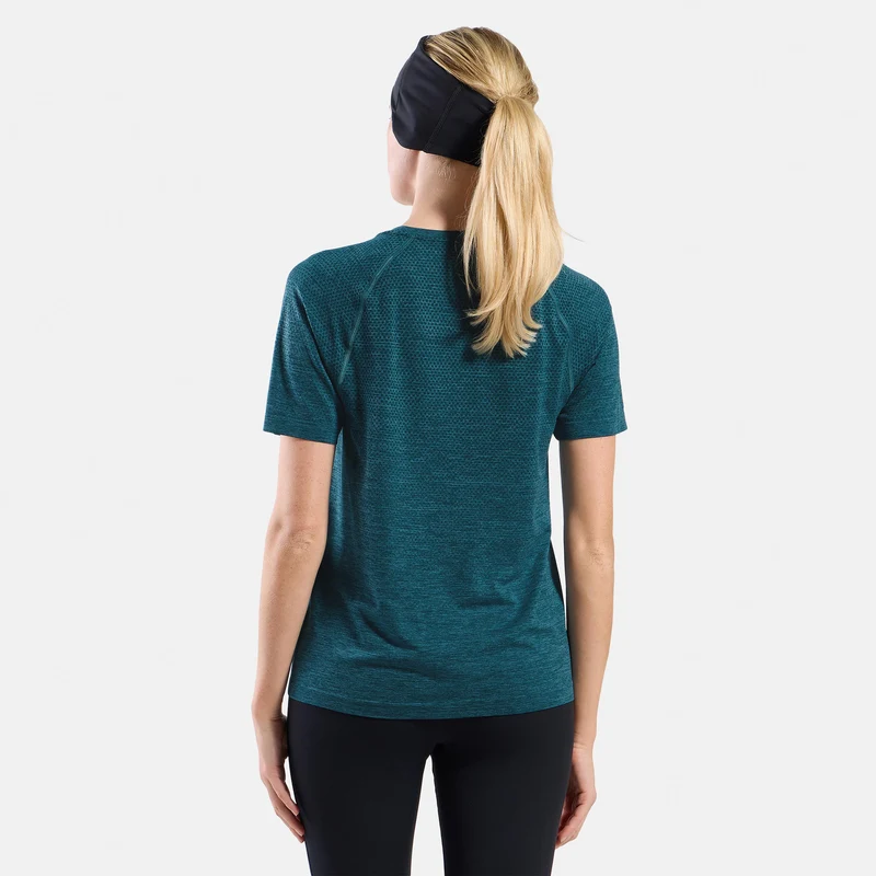 Essential Seamless Laufshirt Damen - petrol