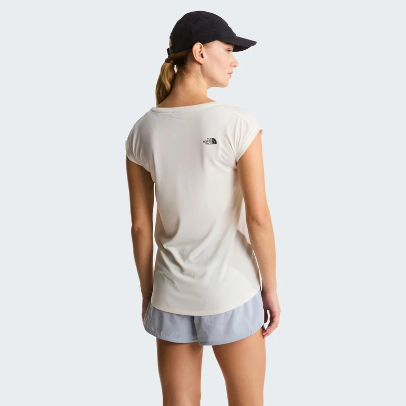 Tanken Laufshirt Damen - creme