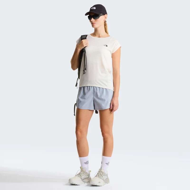 Tanken Laufshirt Damen - creme