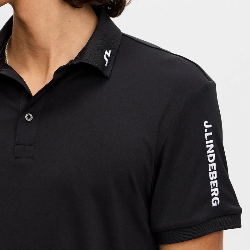 Tour Tech Polo Herren - schwarz