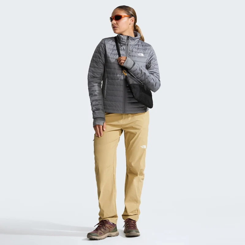 Canyonlands Hybrid Laufjacke Damen - grau