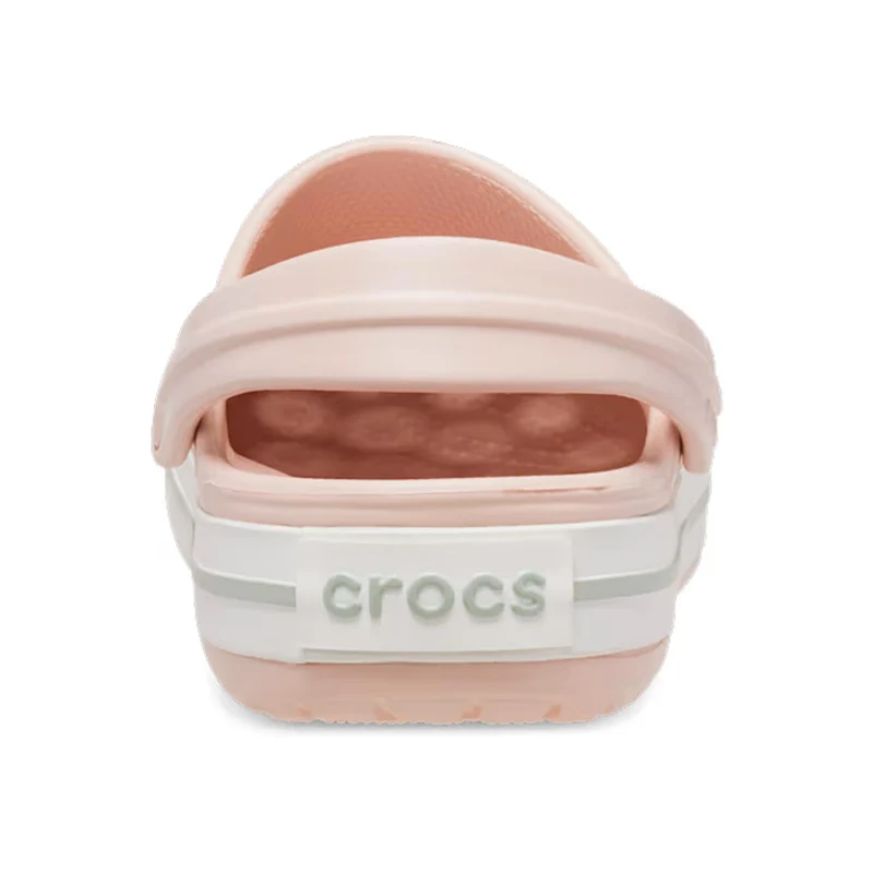 Crocband Clog Badelatschen Unisex - rosa, weiß