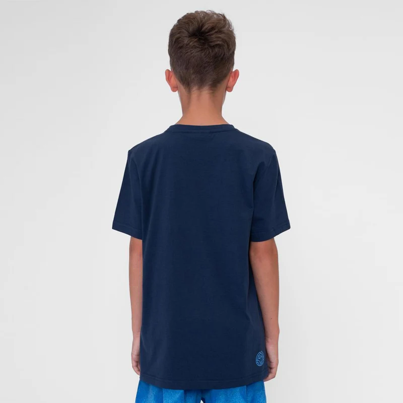 Beach Spirit Logo Chill T-Shirt Jungen - dunkelblau,