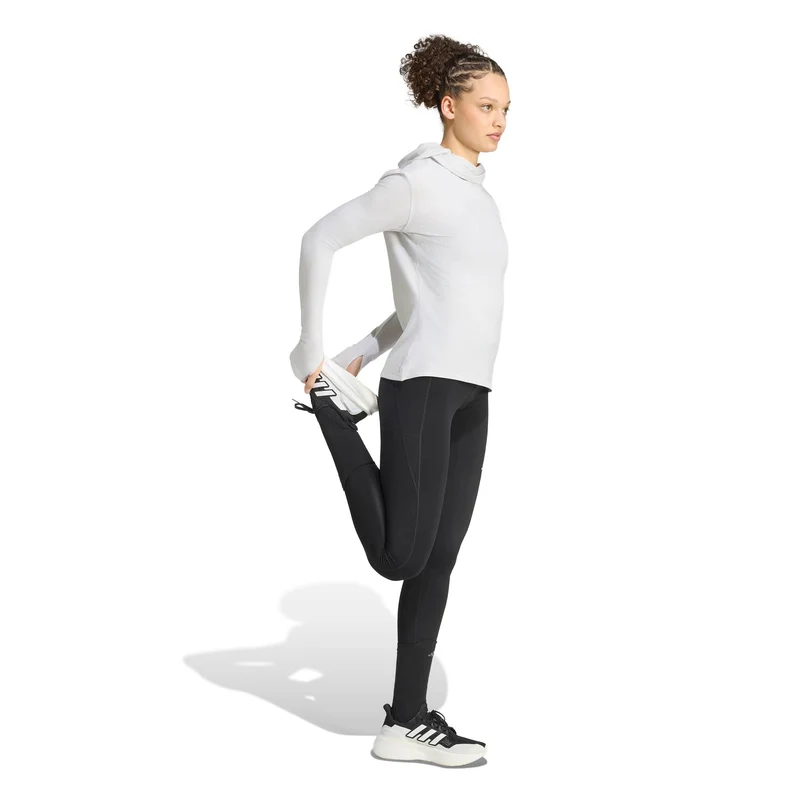 adi365 Winterized Laufshirt Damen - grau