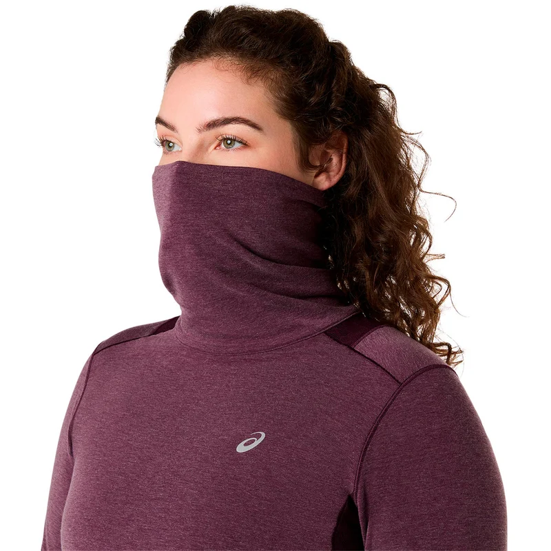 Nagino Winter Laufshirt - weinrot