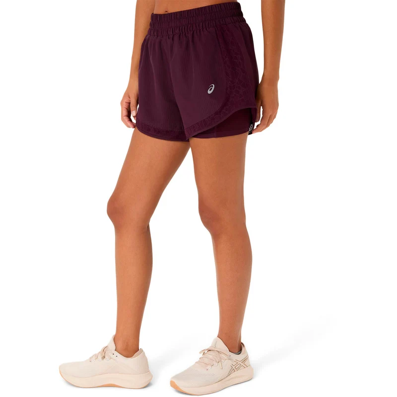 Nagino Laufshorts - weinrot