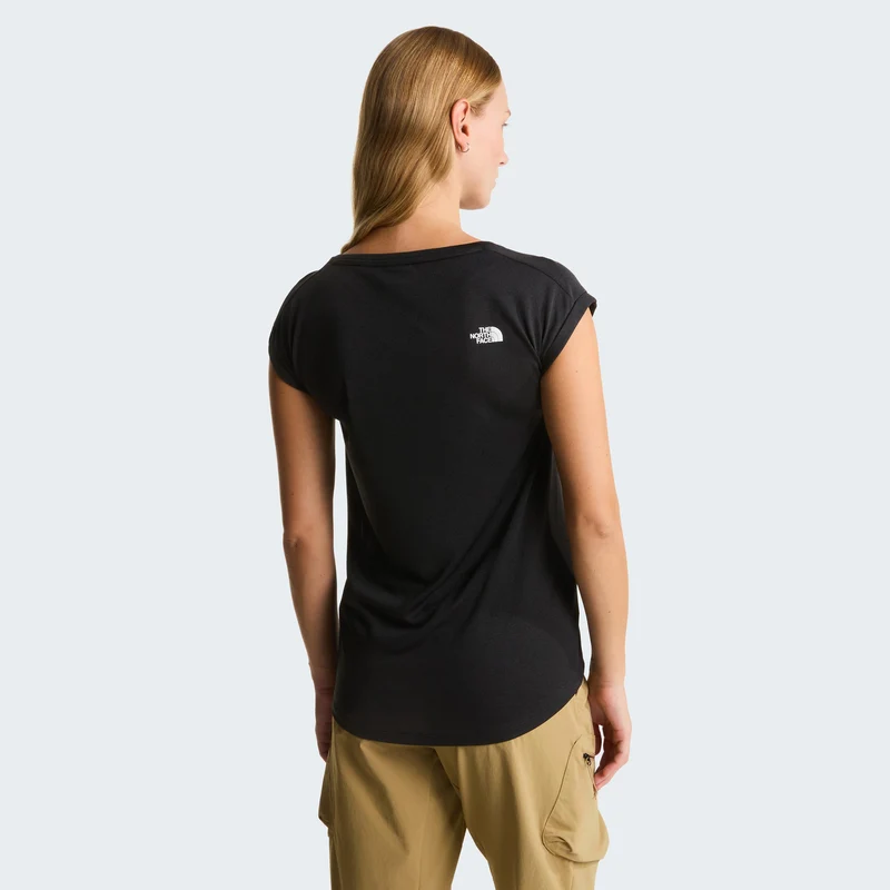 Tanken Laufshirt Damen - schwarz