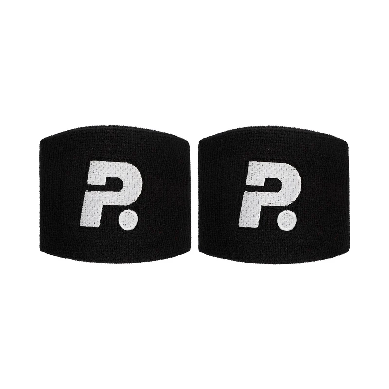 Padel Schweißband 2er Pack kurz - schwarz