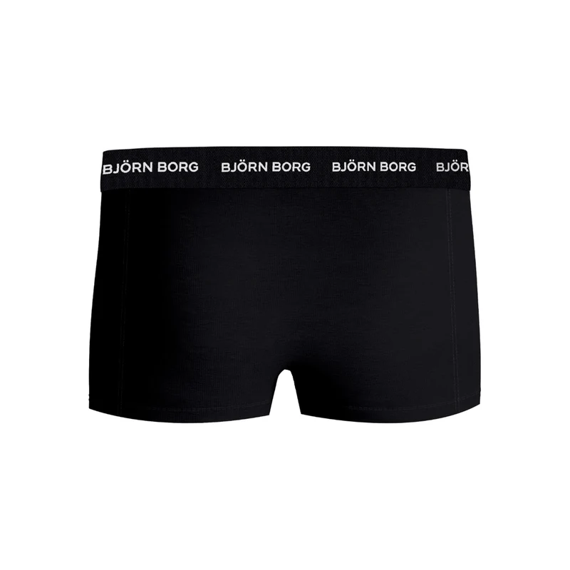 Cotton Stretch Trunk Boxer Short 3er Pack Herren - schwarz