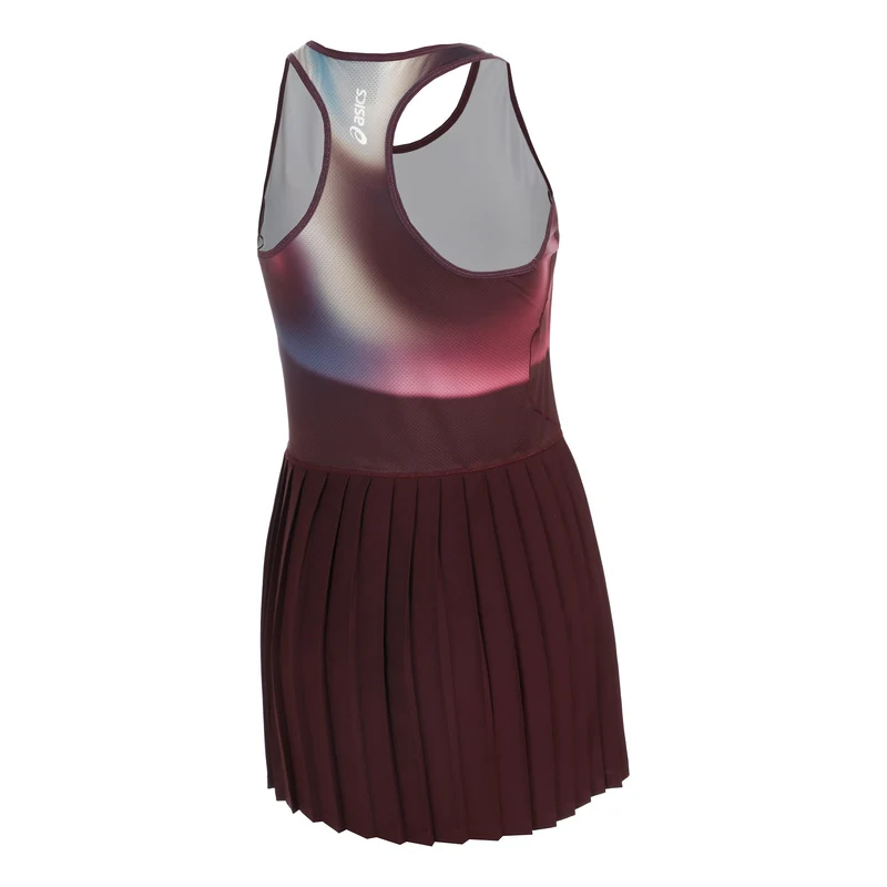 AOP Kleid Damen - weinrot
