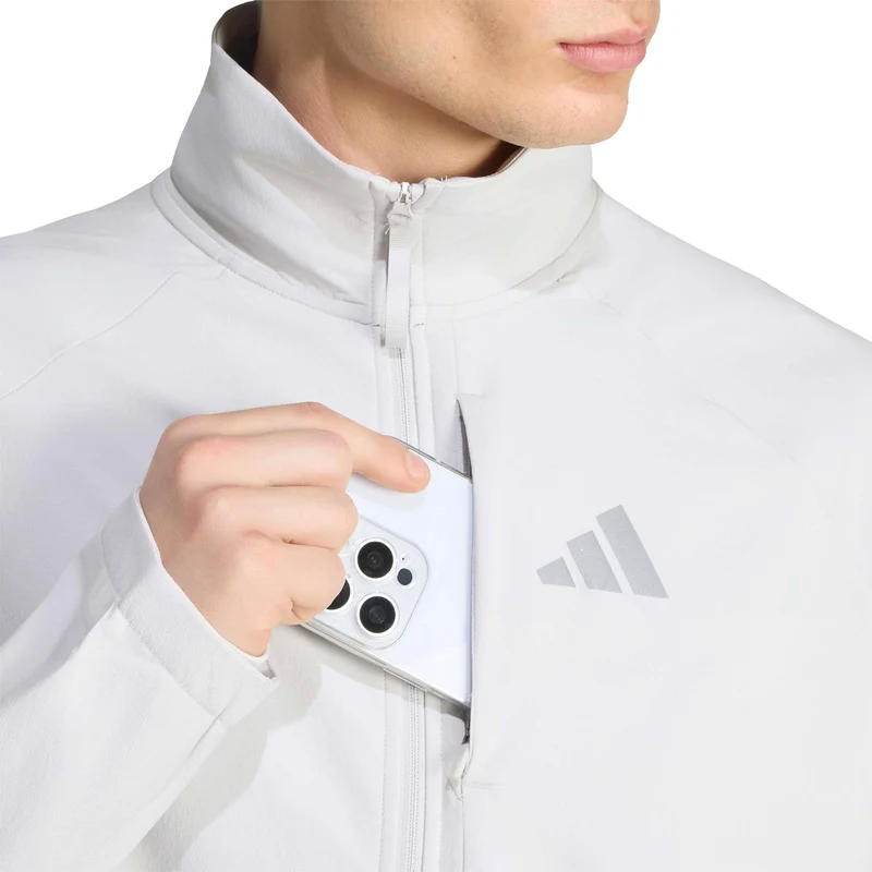 adi365 Winterized Laufjacke Herren - hellgrau
