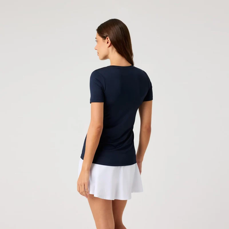 Ace Slim T-Shirt Damen - dunkelblau